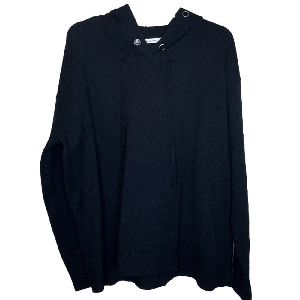 Stiches and Stripes Black Viscose Blend Hooded Sweater Women's‎ XXL